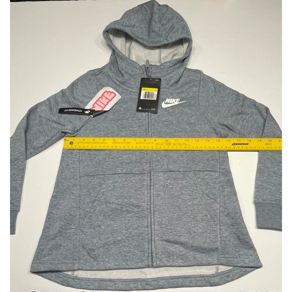 NIKE‎ Sportswear Girls' Full-Zip Hoodie 939459-445 SMALL